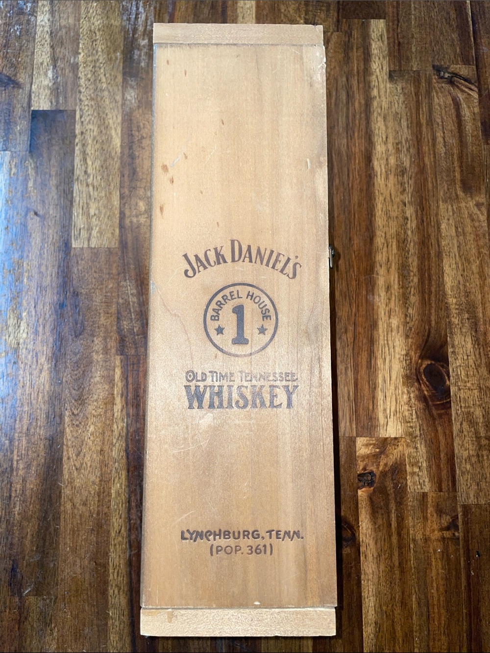 Vintage Jack Daniel’s Barrel House #1 Wooden Box